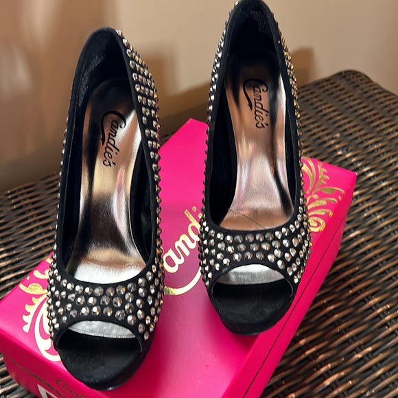 Candies Studded Heels size 7.5 - Picture 2 of 4